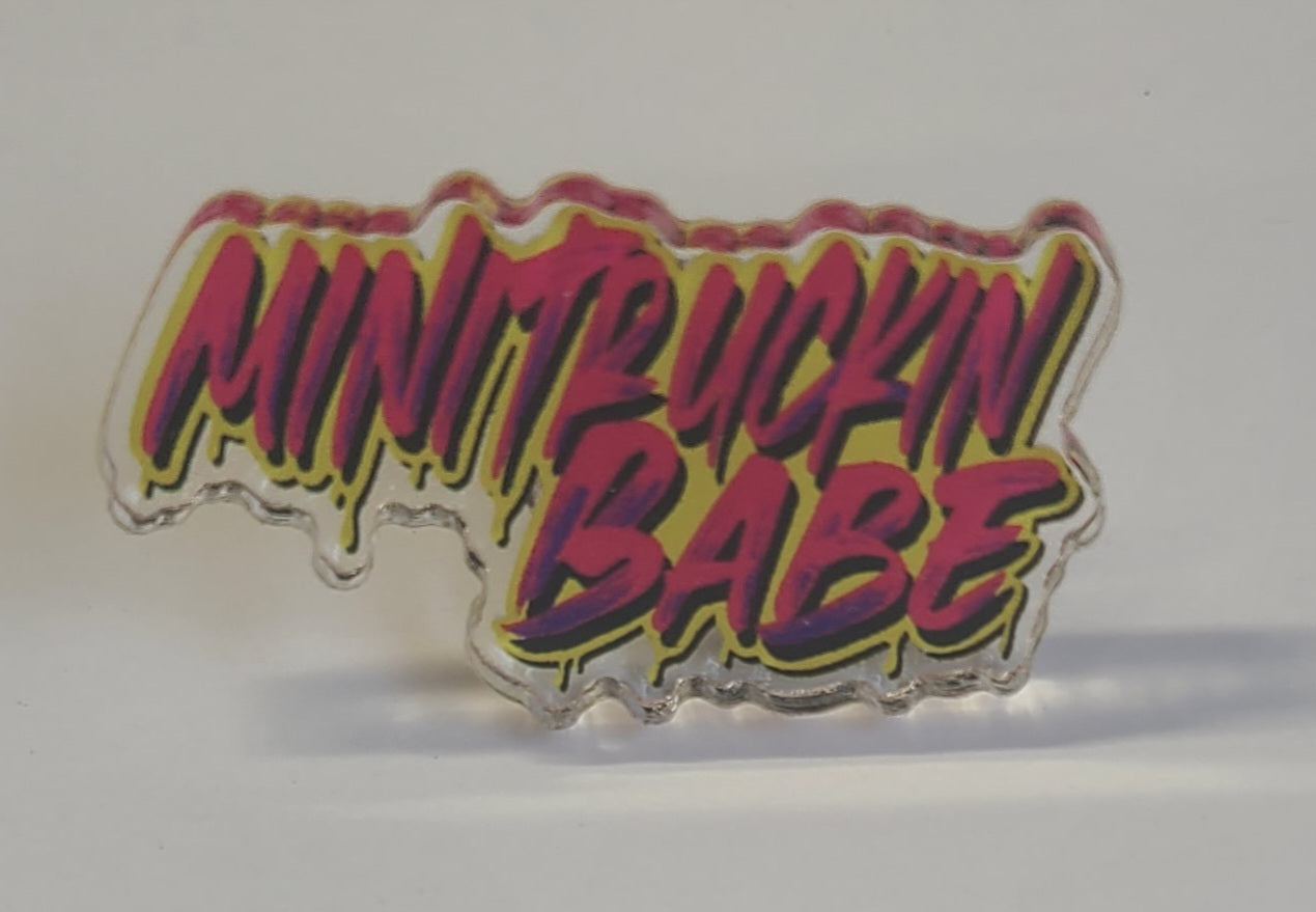MiniTruckin Babe Hat Pin