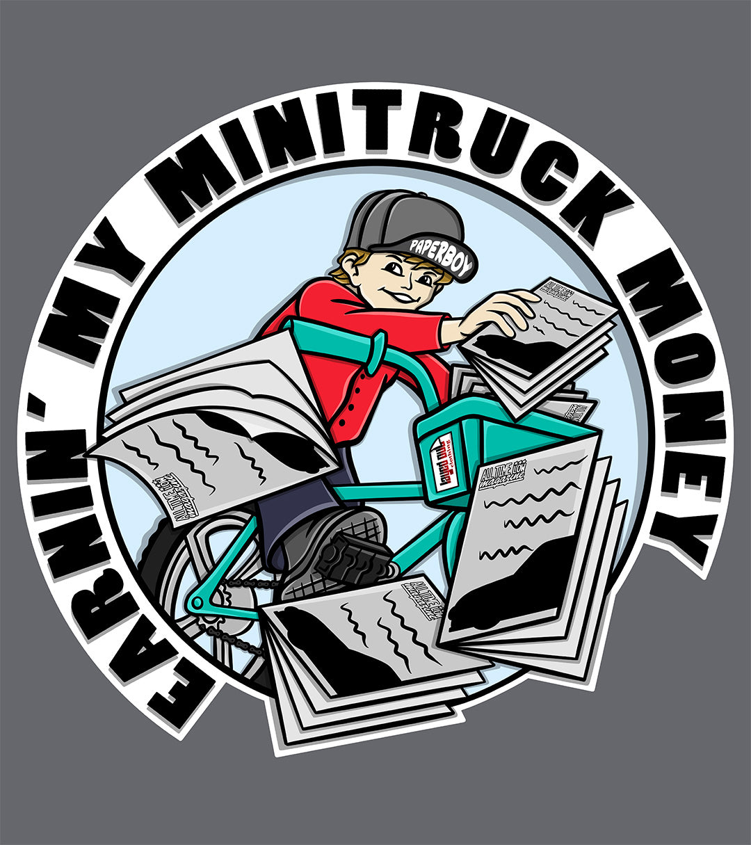 Paperboy Sticker