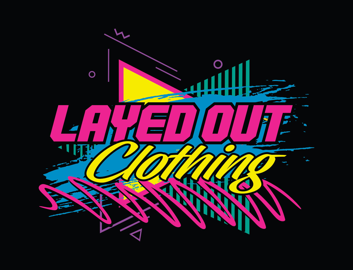 New 90's Style Retro Banner 3'x2'