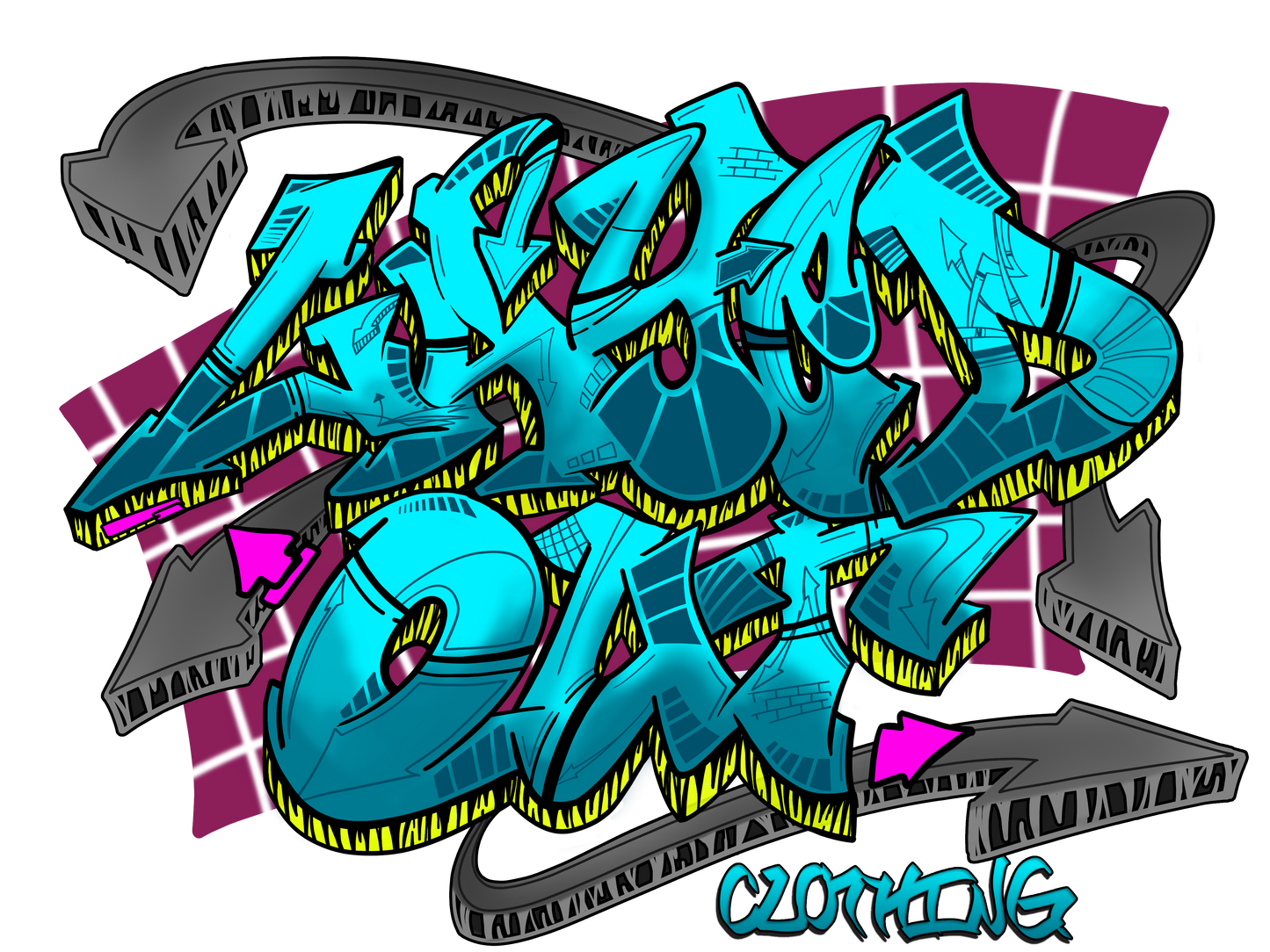Graffiti Logo Sticker