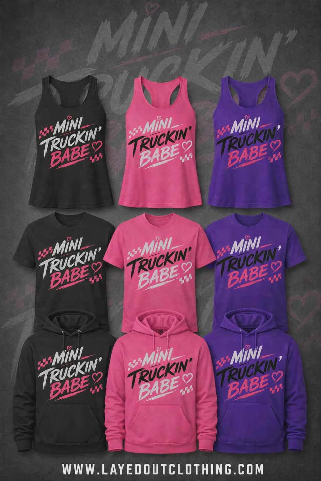 New Mini Truckin Babe Logo