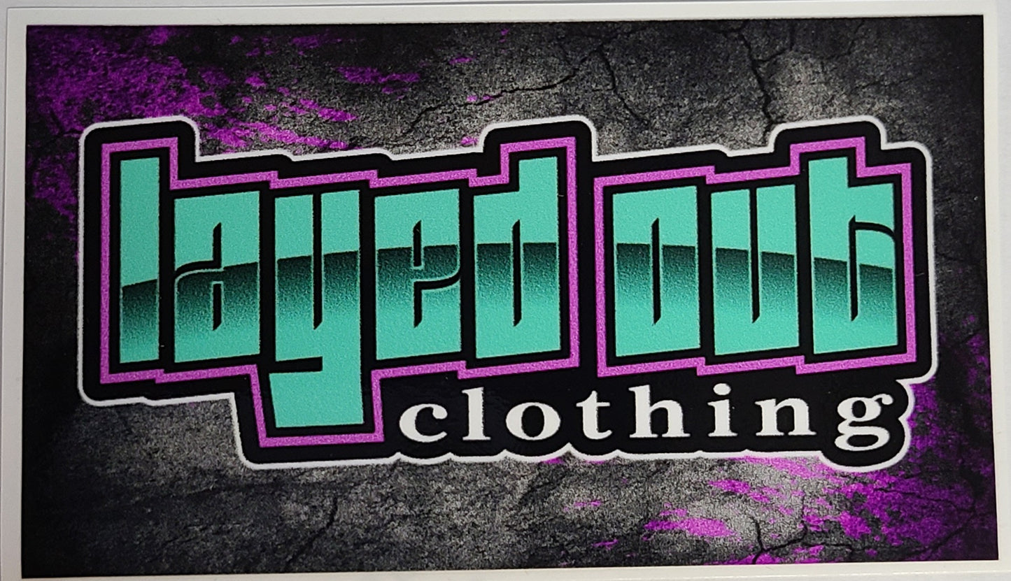 Layed Out Sticker