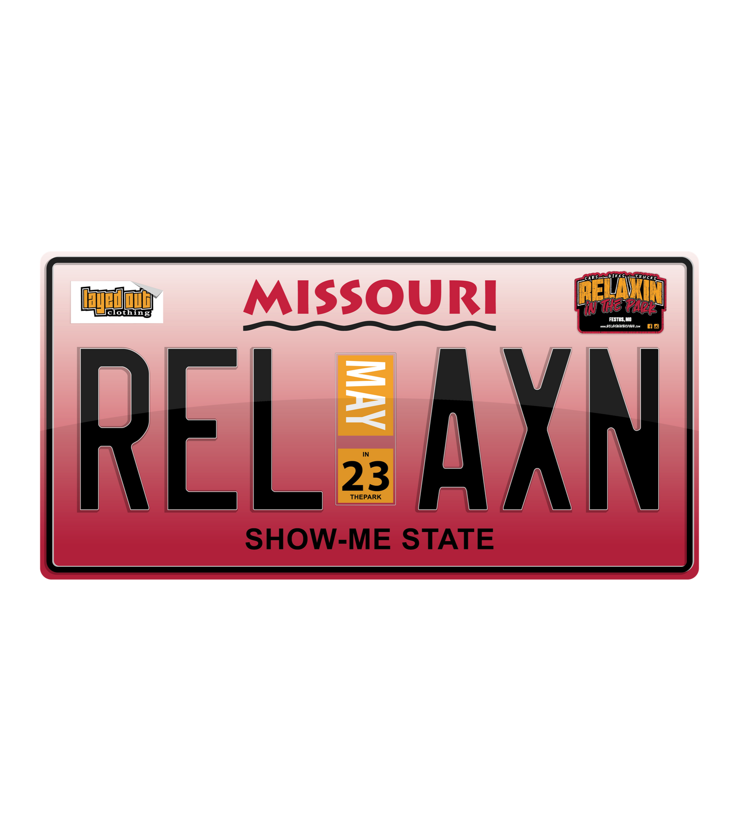2023 Relaxin In The Park Plate