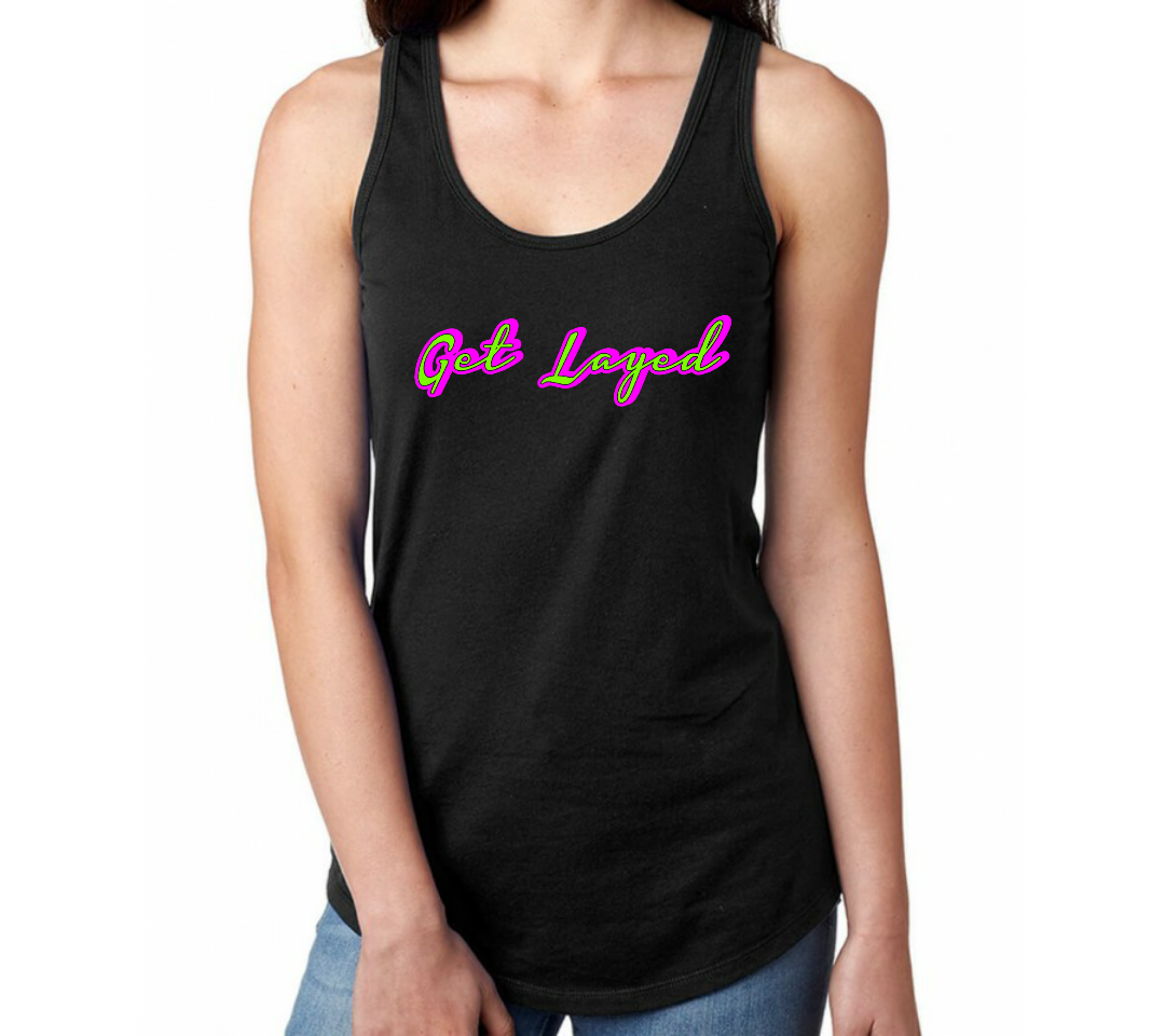 Get Layed Racerback