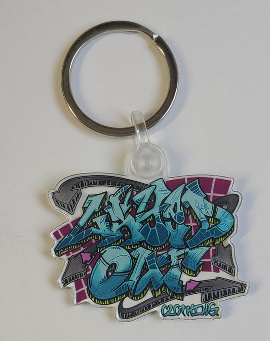 Graffiti Logo Keychain