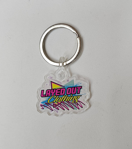Layed Out Clothing Keychain