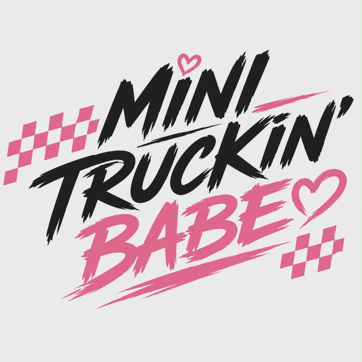 New Mini Truckin Babe Logo