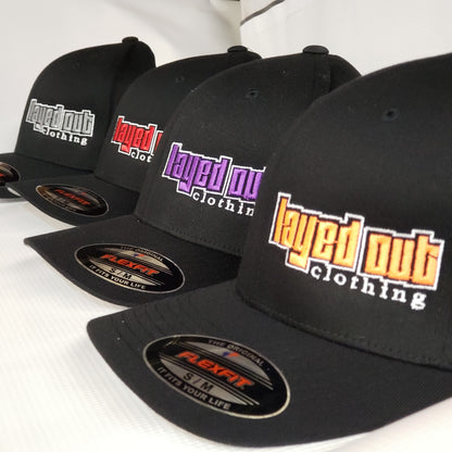 Layed Out Fitted Hats