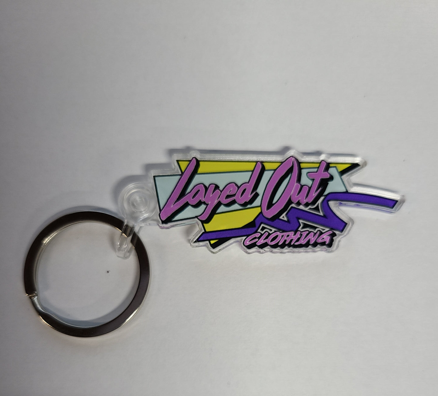 Retro Layed Out Keychains