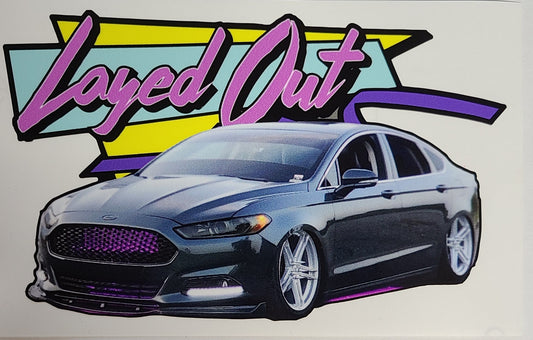 Fusion Layed Out Sticker