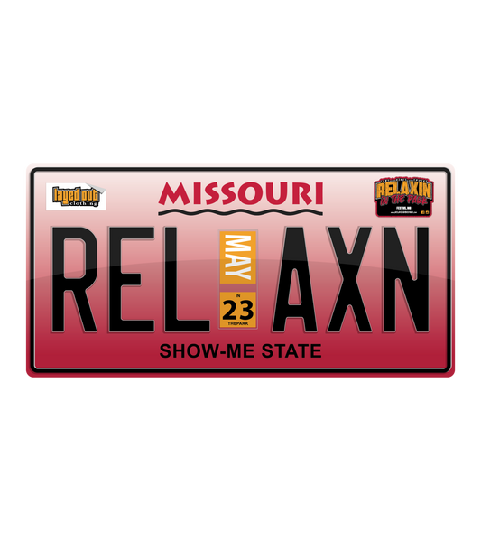 2023 Relaxin In The Park Plate