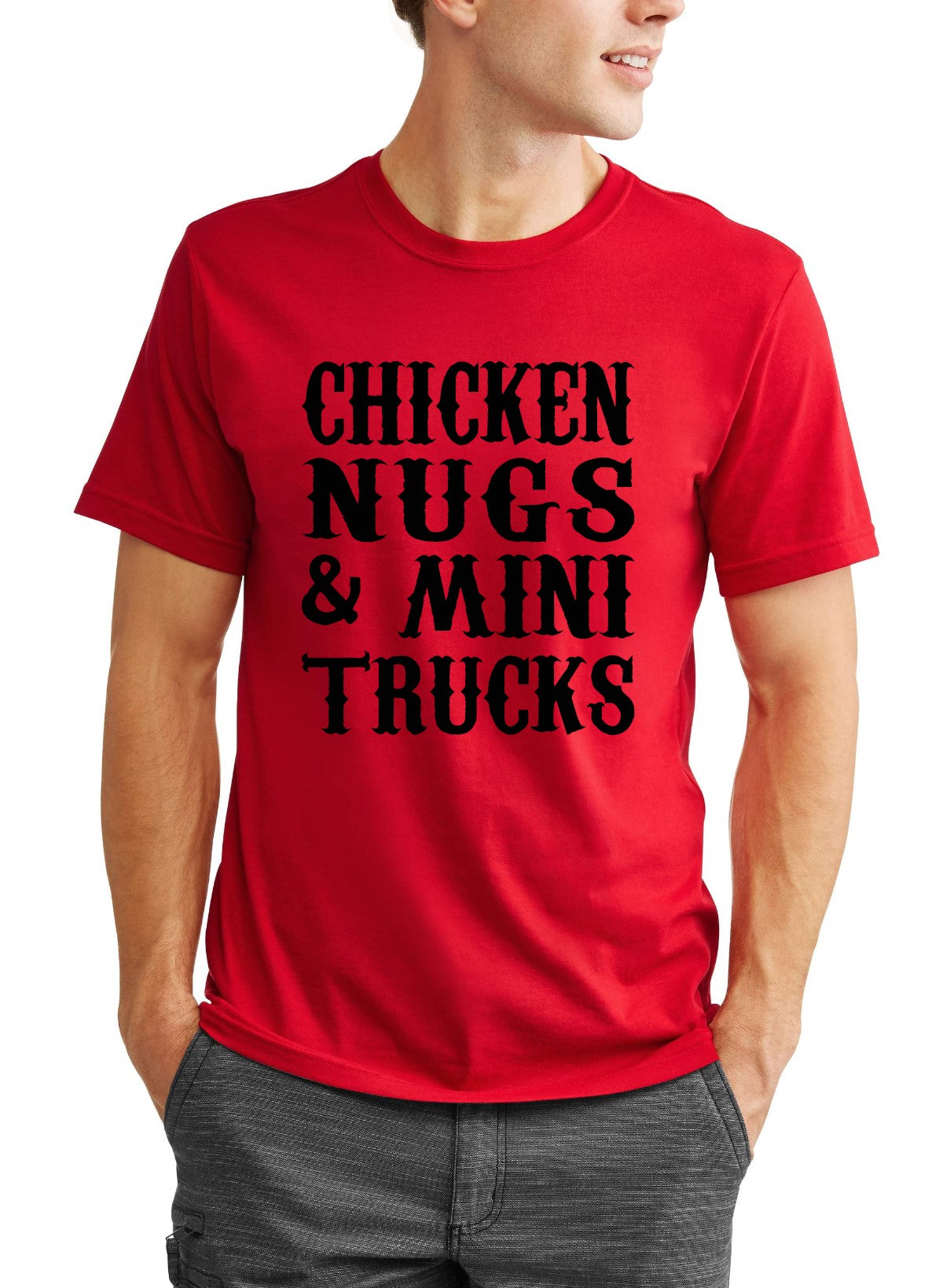 Adult Chicken Nugs & Mini Trucks TShirt
