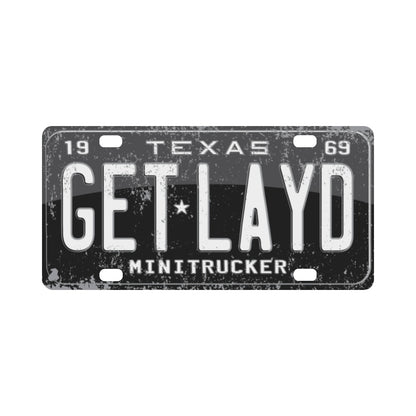 Texas Mini Trucker License Plate (Rusted) #2 of 50 Classic License Plate