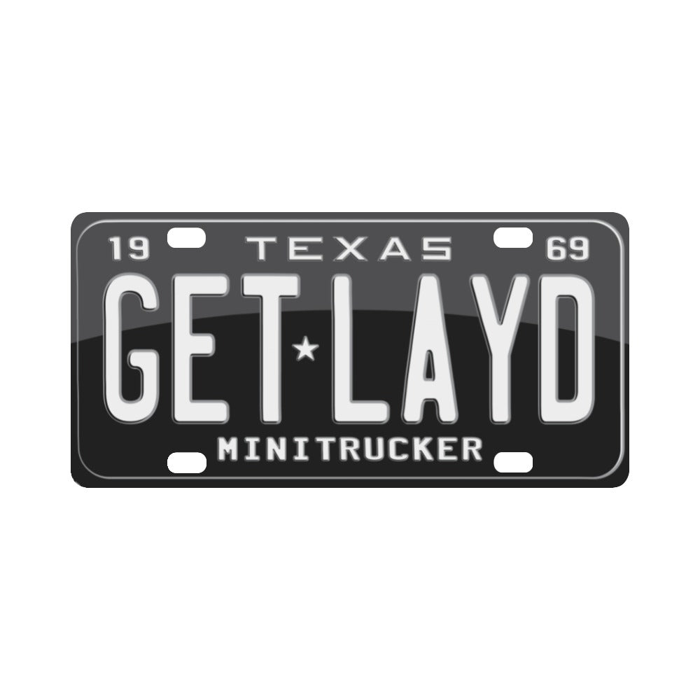 Texas Mini Trucker License Plate (New) #2 of 50 Classic License Plate